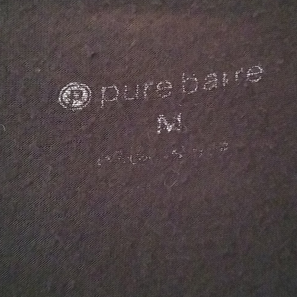 Pure Barre 500 Club black flowy tank Medium - Picture 3 of 3